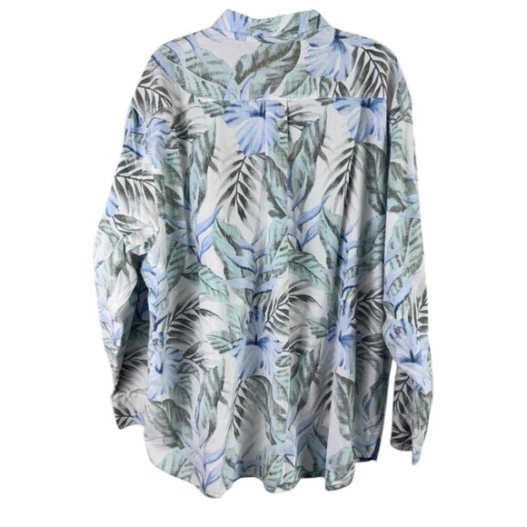 Tommy Bahama Coastline Cord Fine Vines Shirt Men’s Big Tall 4XB Paloma Corduroy - Picture 3 of 8